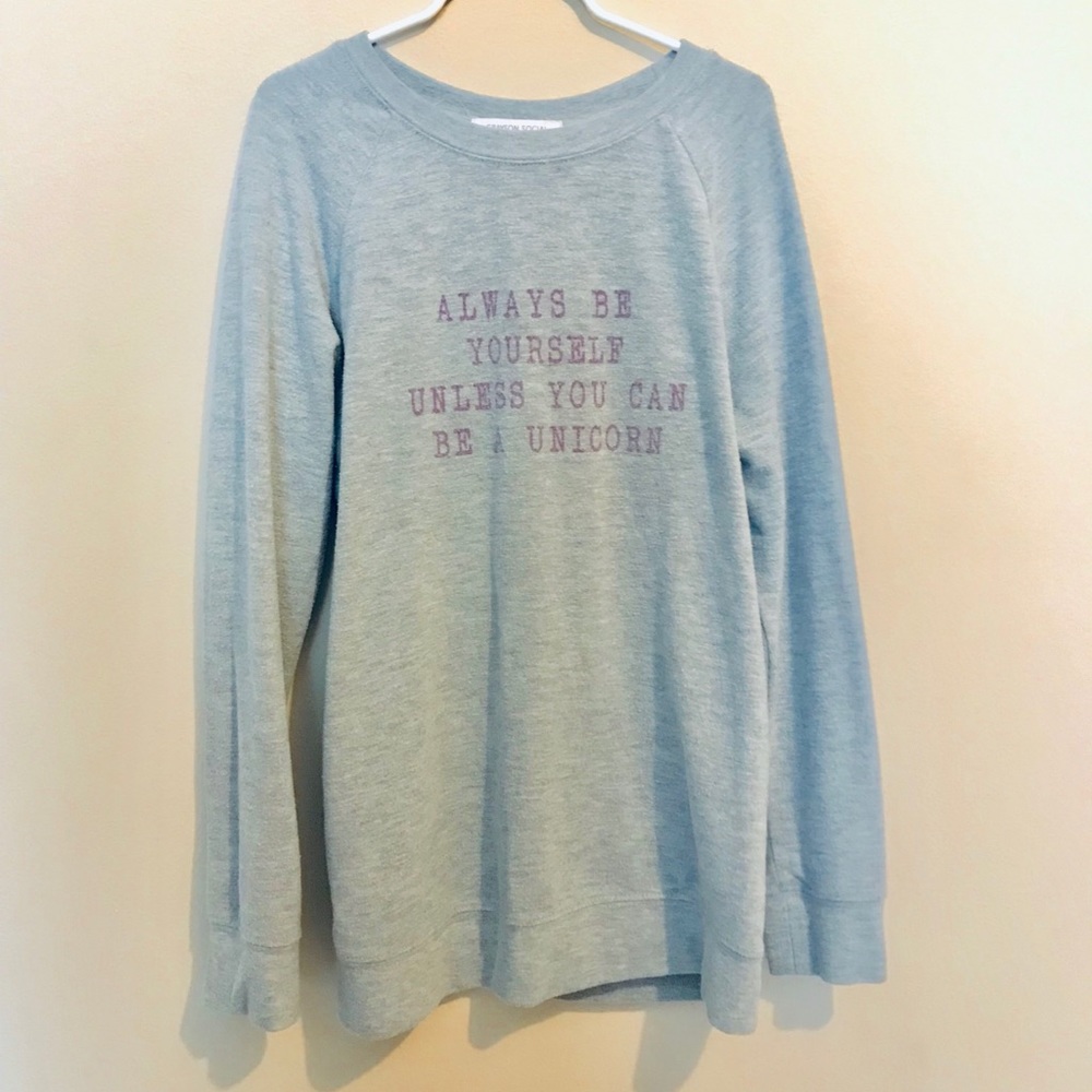 Grey crewneck sweater (worn a few times)